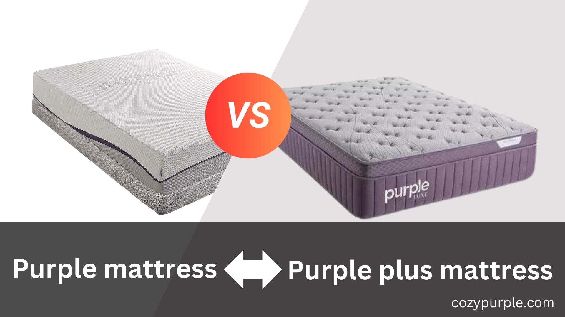 Purple mattress vs Purple plus mattress