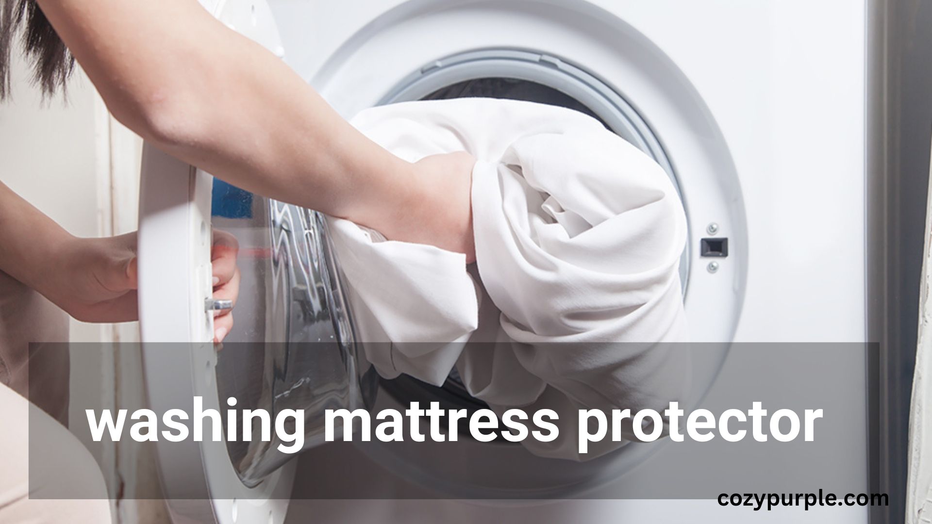 How to wash mattress protector?